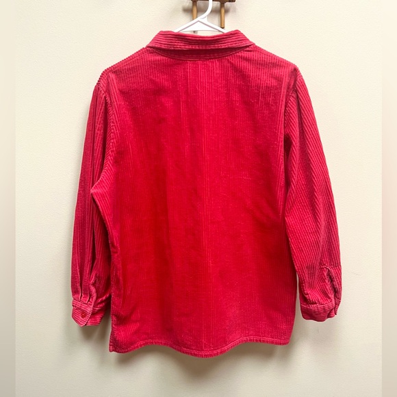 90s Vintage 🩷 Blair Corduroy Button-Up Shirt - Picture 4 of 4